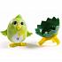 Интерактивная игрушка - Цыпленок с кольцом Fluff, зеленый  - миниатюра №1
